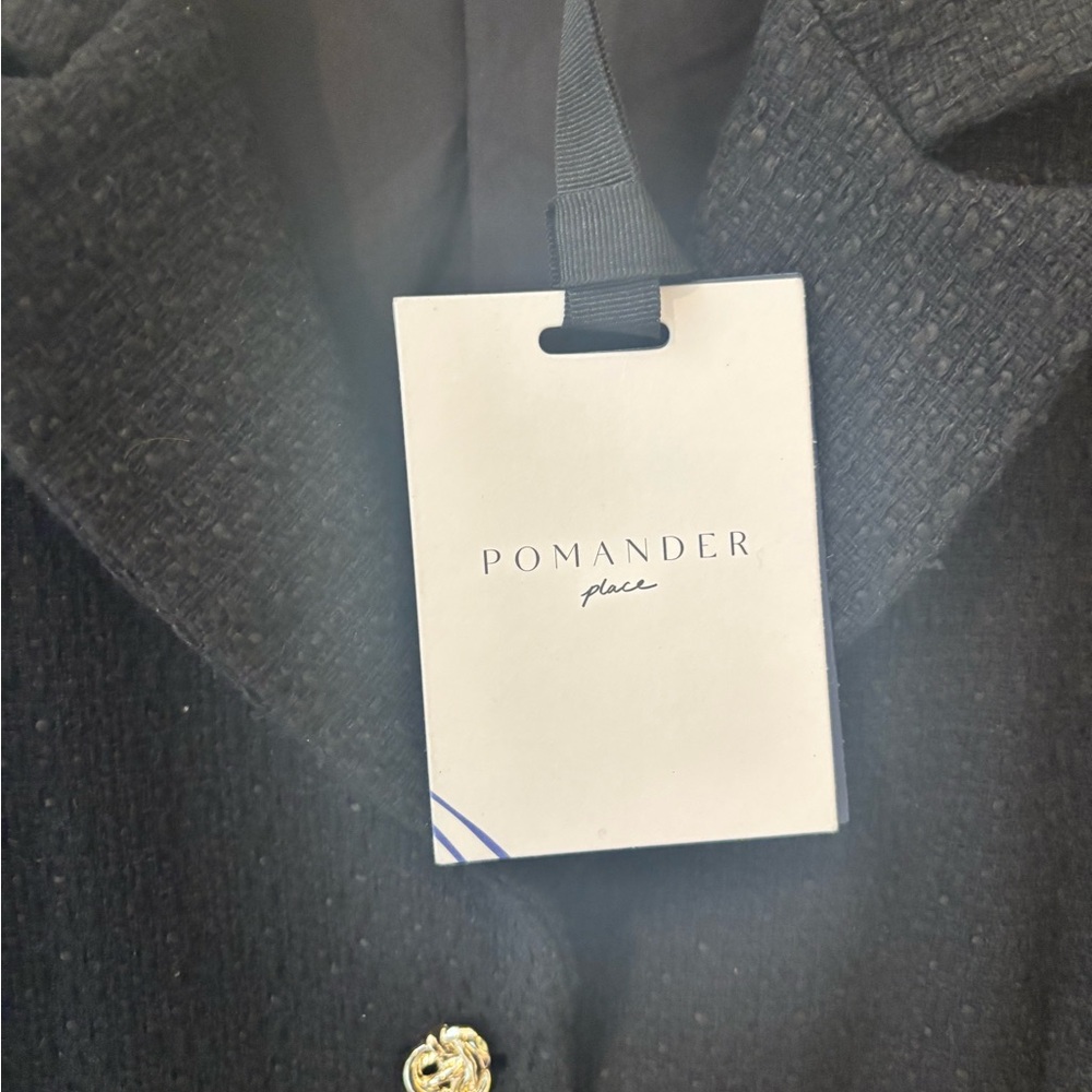 Tuckernuck Black Blazer with Silver Buttons - Picture 4 of 8